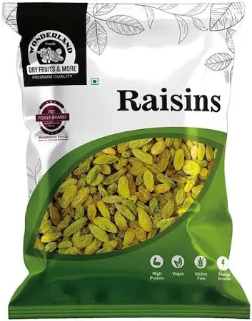 Wonderland Foods Premium Raisins 100 g